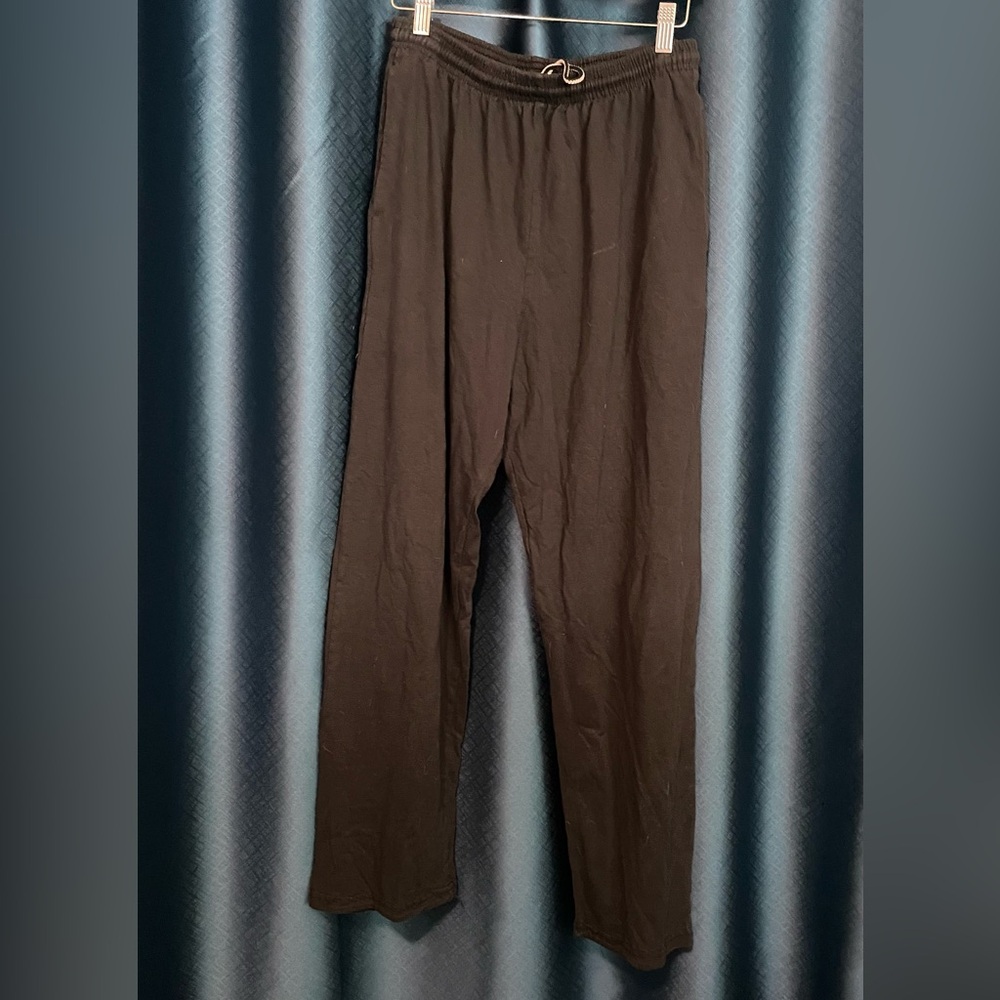 Men's Black Drawstring Pants
